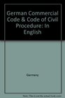 German Commercial Code  Code of Civil Procedure In English