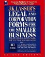 JK Lassers Legal and Corporation Forms for the Smaller Business/Book and Disk