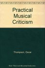 Practical Musical Criticism