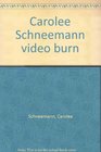 Carolee Schneemann video burn