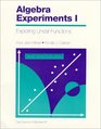 Algebra Experiments 1 Exploring Linear Functions