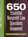 650 Essential Nonprofit Law Questions Answered