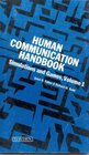 Human Communication Handbook Simulations and Games