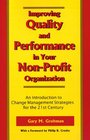 Improving Quality and Performance in Your NonProfit Organization