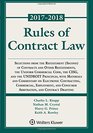 Rules of Contract Law 20172018 Statutory Supplement