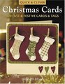Quick  Clever Christmas Cards 100 Fast  Festive Cards  Tags