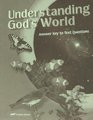 Abeka Understanding God's World 4 Answer Key to Text