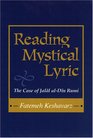Reading Mystical Lyric The Case Of Jalal Aldin Rumi