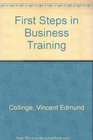 First Steps in Business Training