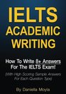 IELTS Academic Writing How To Write 8 Answers For The IELTS Exam