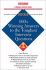 100 Winning Answers to the Toughest Interview Questions