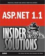 ASPNET 11 Insider Solutions