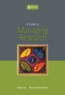 A Guide to Managing Research