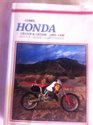 Honda Cr125R and Cr250R 19921996