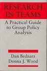 Research in Teams A Practical Guide to Group Policy Analysis