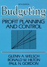 Budgeting Profit Planning and Control