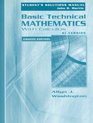 Student's Solutions Manual for Basic Technical Mathematics with Calculus Metric Version