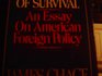 Solvency the price of survival An essay on American foreign policy