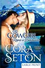 The Cowgirl Ropes a Billionaire Large Print (Cowboys of Chance Creek) (Volume 4)