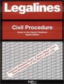 Legalines Civil Procedure  Adaptable to Eight Edition of Hazard Casebook