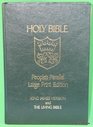 Holy Bible  People's Parallel Large Print Edition