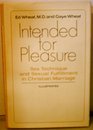 Intended for pleasure