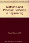 Materials and Process Selection in Engineering