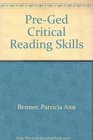 PreGed Critical Reading Skills