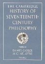 The Cambridge History of SeventeenthCentury Philosophy