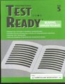 Test Ready, Reading Longer Passages, Book 5 (A Quick-Study Program, reviews key concepts in reading comprehension, provides practice answering a variety of comprehension questions, develops test-taking skills, improves reading comprehension assessment sco