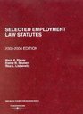 Selected Employment Law Statutes 20032004 Edition
