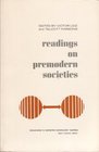 Readings on Premodern Societies
