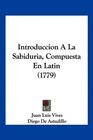 Introduccion A La Sabiduria Compuesta En Latin