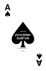 Percentage Hold'em The Book of Numbers