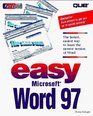 Easy Microsoft Word 97