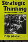 Strategic Thinking An Introduction and Farewell