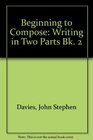 Beginning to Compose Book 2 Writing in Two Parts
