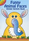 Funny Animal Faces Sticker Activity Book