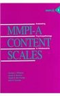 MmpiA Content Scales Assessing Psychopathology in Adolescents