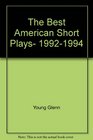 The Best American Short Plays 19921994