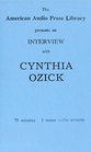 Cynthia Ozick A Mercenary Interview With Kay BonNetti