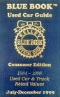 Kelley Blue Book Used Car Guide 1999 JulyDecember
