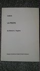 La Peste Camus Critical Monographs in English
