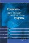 Evaluation of Health Promotion Health Education and Disease Prevention Programs with PowerWeb Bindin Passcard