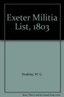 Exeter Militia List 1803