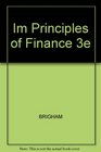 Im Principles of Finance 3e