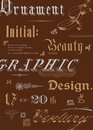 Ornament and Initial Beauty of Graphic Design 17th20th Century