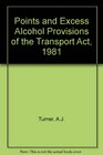 Points and Excess Alcohol Provisions of the Transport Act 1981