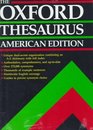 The Oxford Thesaurus American Edition/Thumb Indexed