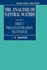 The Analysis of Natural Waters Volume 2 Direct Preconcentration Techniques